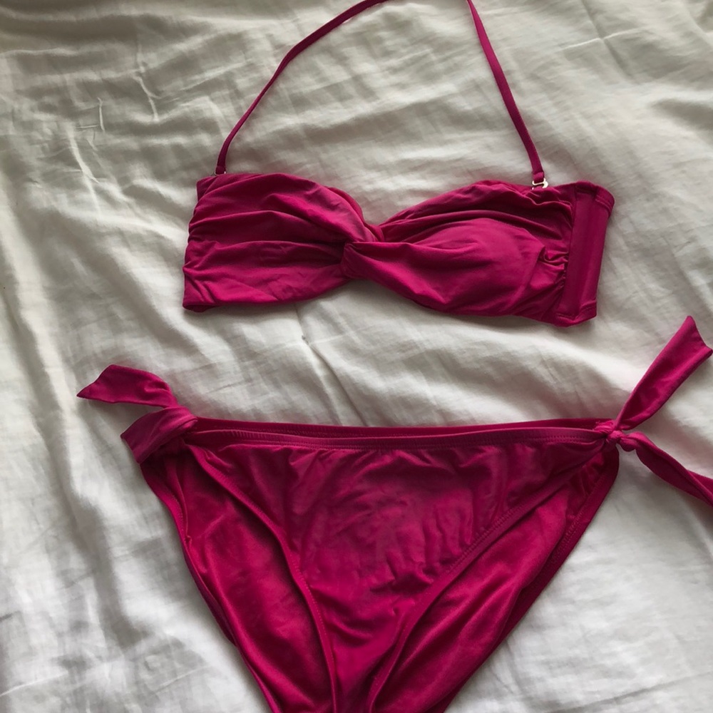 Mossimo Pink Bandeau Bikini